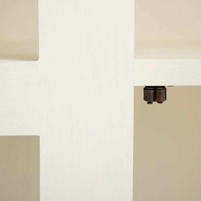 Vitrina Blanco Madera Cristal 110 Cm