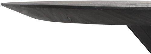Mesa Comedor Madera Teca Negro Metal, 280 Cm