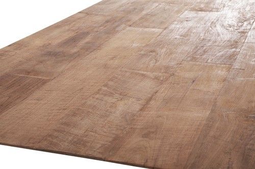 Mesa Comedor Atemporal Madera Teca Natural Hierro, 200 Cm