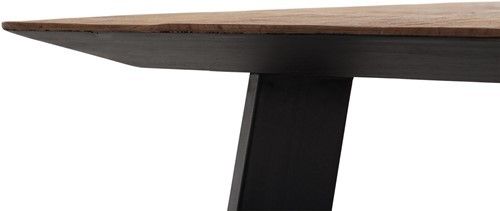 Mesa Comedor Atemporal Madera Teca Natural Hierro, 200 Cm