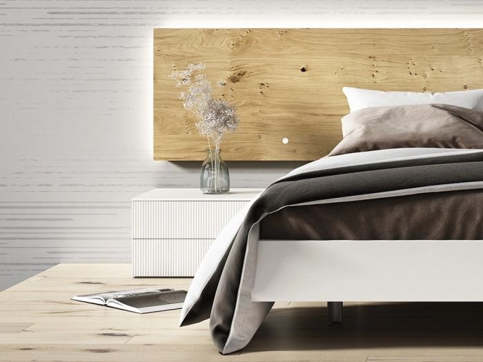 Dormitorio con Cabecero Suspendido, 288 Cm