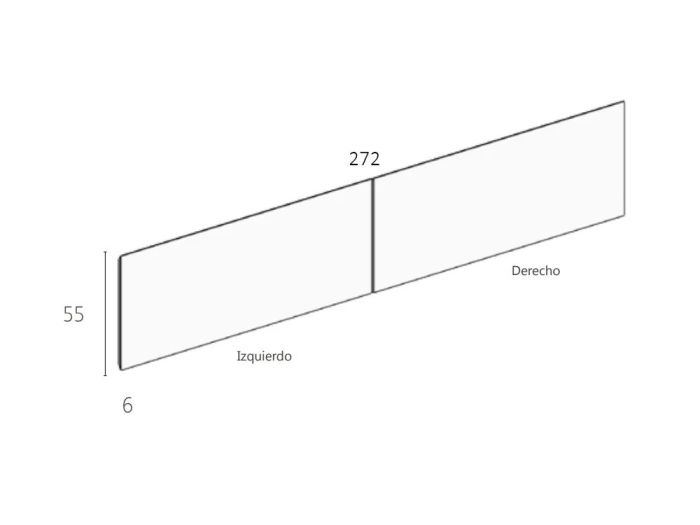 Dormitorio con Cabecero Tapizado, 293 Cm