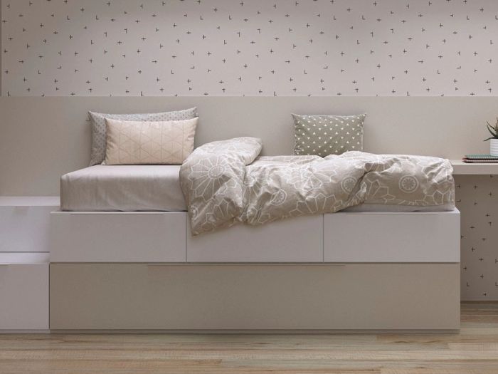 Cama Juvenil Nido y Zona de Estudio QBn-New 03