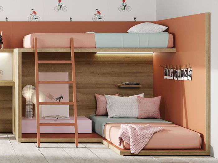 Litera Modular en L Cottage 