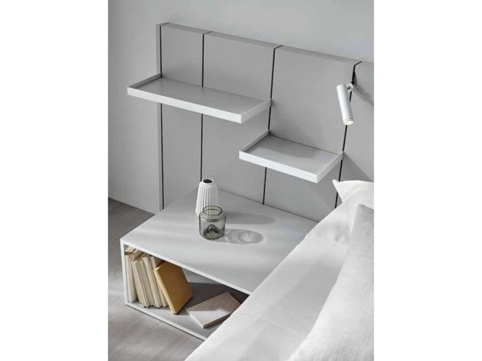Dormitorio Cabecero Madera Roble Lacado, 332 Cm