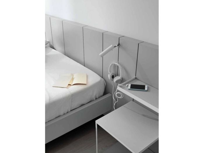Dormitorio Cabecero Madera Roble Lacado, 332 Cm