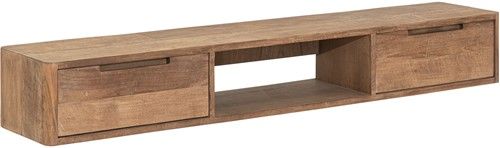 Mueble TV Bliss Colgante 2 Cajones, 160 Cm