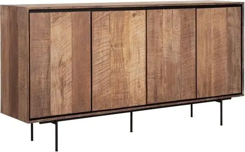 Aparador Metropole 4 Puertas Madera Teca, 180 Cm
