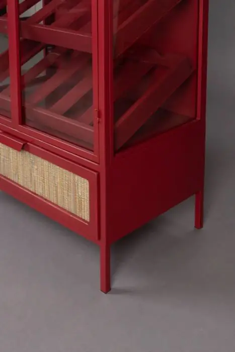 Vitrina Vinoteca Madera Abeto Rojo, 60'5 Cm