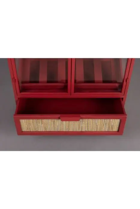 Vitrina Vinoteca Madera Abeto Rojo, 60'5 Cm
