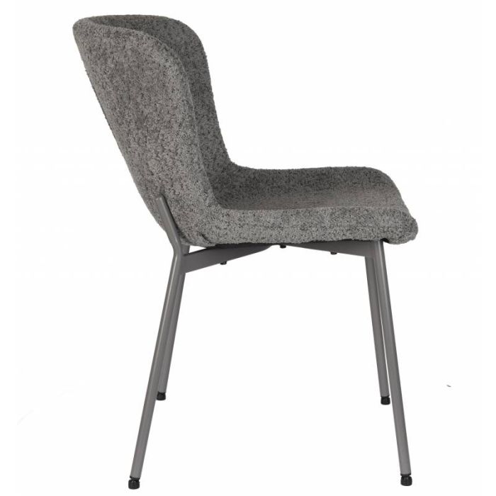 Silla Comedor Tejido Gris, 50 Cm