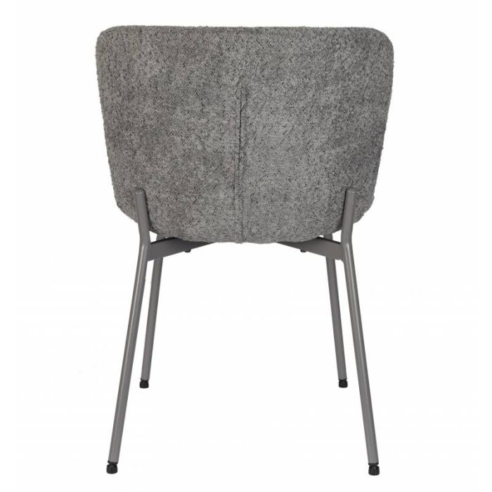 Silla Comedor Tejido Gris, 50 Cm