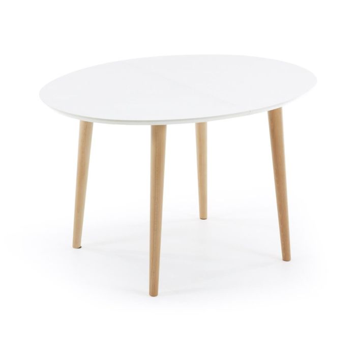 Mesa Extensible Oqui Blanco Natural