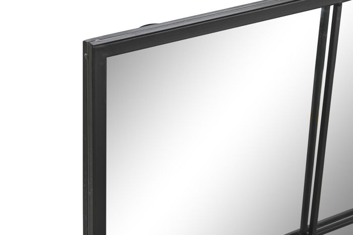 Espejo Ventana Cuadrado Cristal Hierro