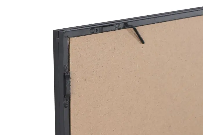 Espejo Ventana Cristal Hierro Negro, 120 Cm