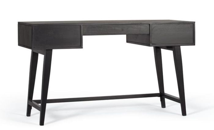 Escritorio  Madera Palisandro Mango Metal, 132 Cm