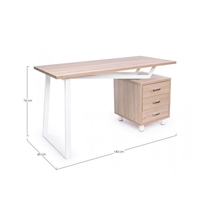 Escritorio Diseño Moderno con Cajonera, 120 Cm