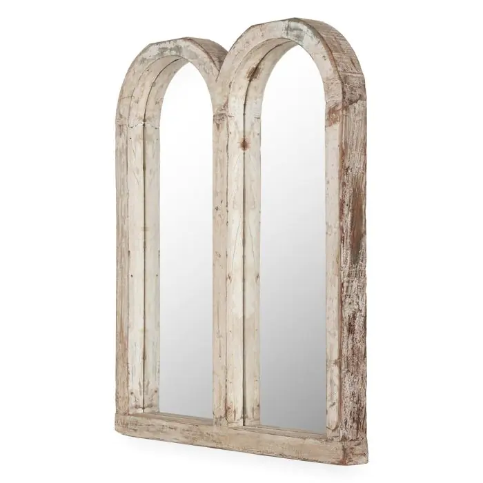 Espejo Ventana Madera, 100 Cm