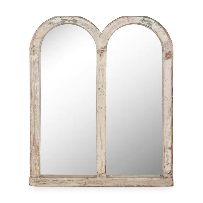 Espejo Ventana Madera, 100 Cm