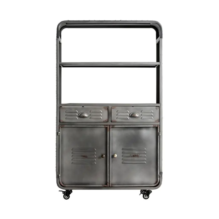 Estantería Industrial Metal Gris Oxidado