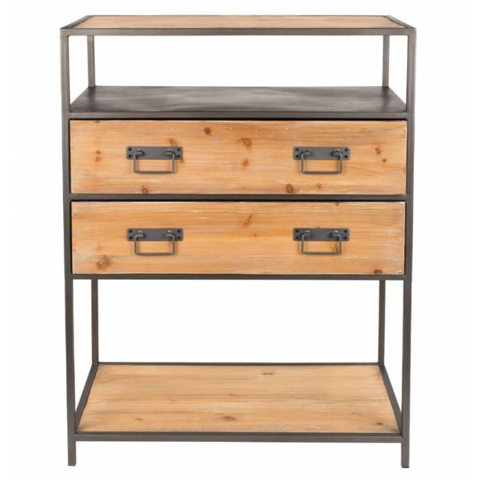 Consola-Estantería Samuel Estilo Industrial