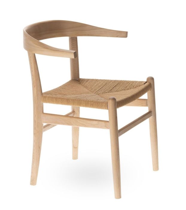 Silla Cuerda Madera Fresno Natural, 63 Cm