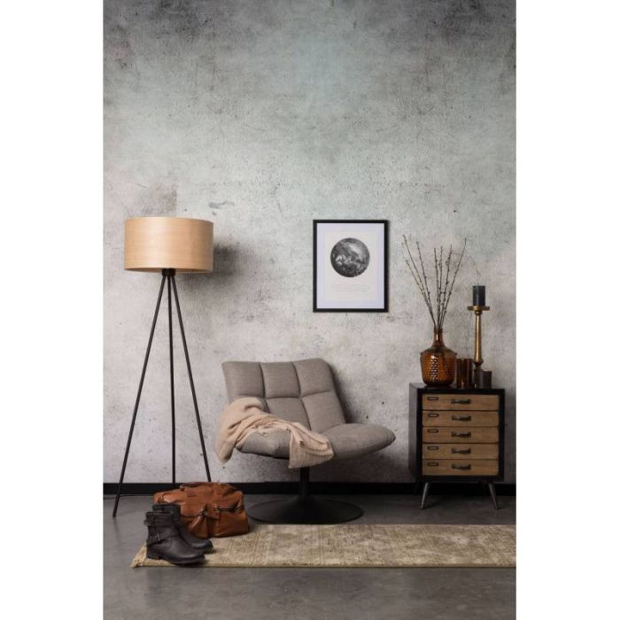 Sillón Tejido Gris Oscuro Acero, 72 Cm