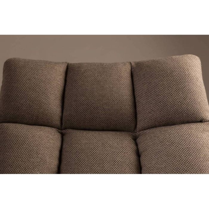 Sillón Tejido Gris Oscuro Acero, 72 Cm