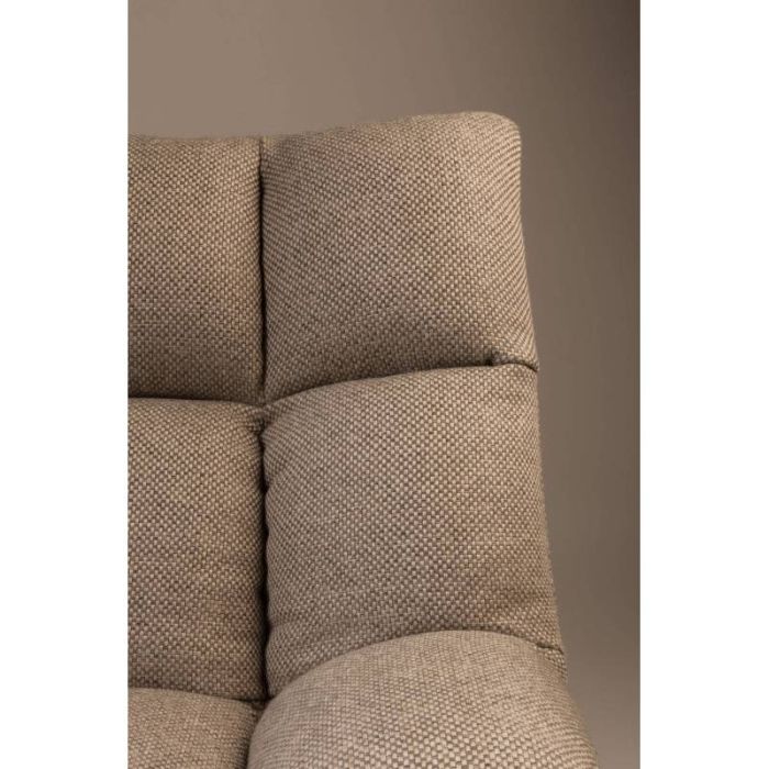 Sillón Tejido Gris Oscuro Acero, 72 Cm