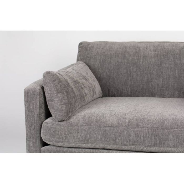 Sillón Moderno Contemporáneo Tejido Gris Acero, 101 Cm