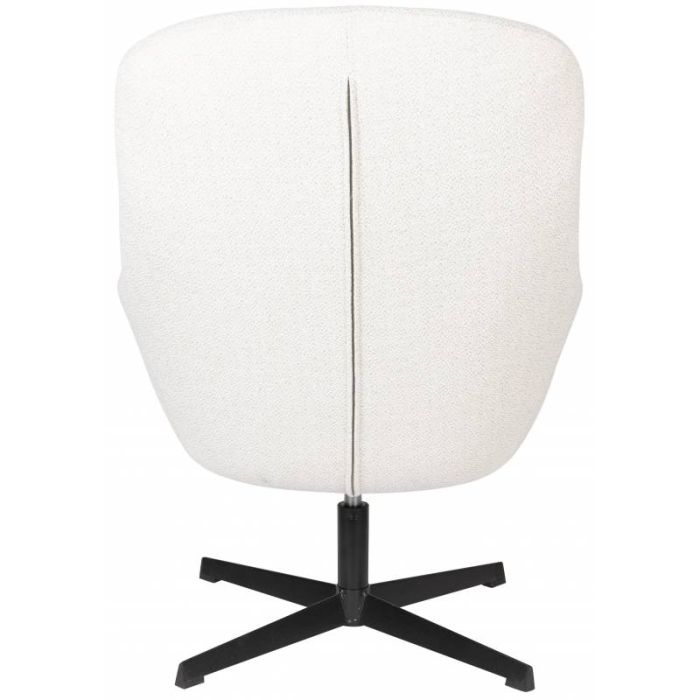 Sillón Giratorio Lounge Blanco Roto, 84'5 Cm