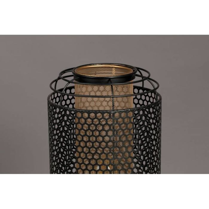 Lámpara de Pie Archer Negro Dorado, 91 Cm