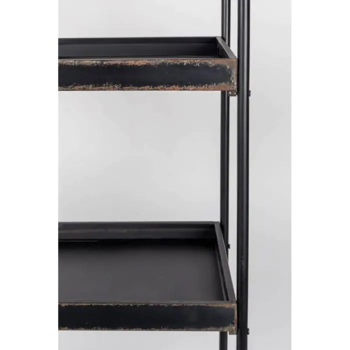 Estantería Ryan Color Negro, 175 Cm