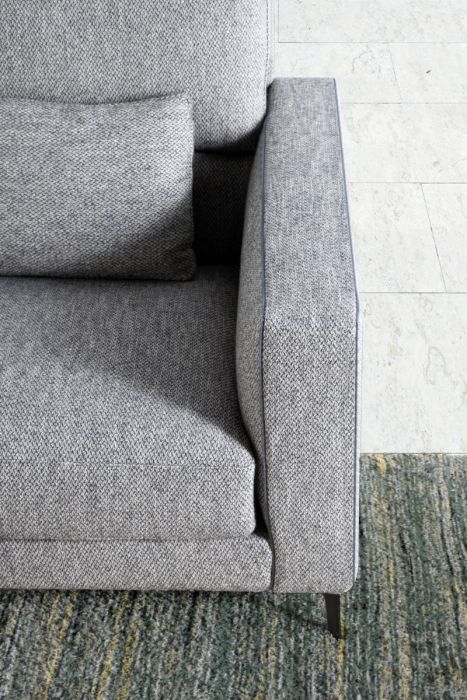 Sofá 3 Plazas Gris Hermes 272 CM