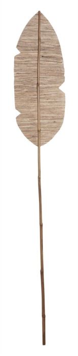 Hoja decorativa de plátano en jacinto de agua y caña 175 cm