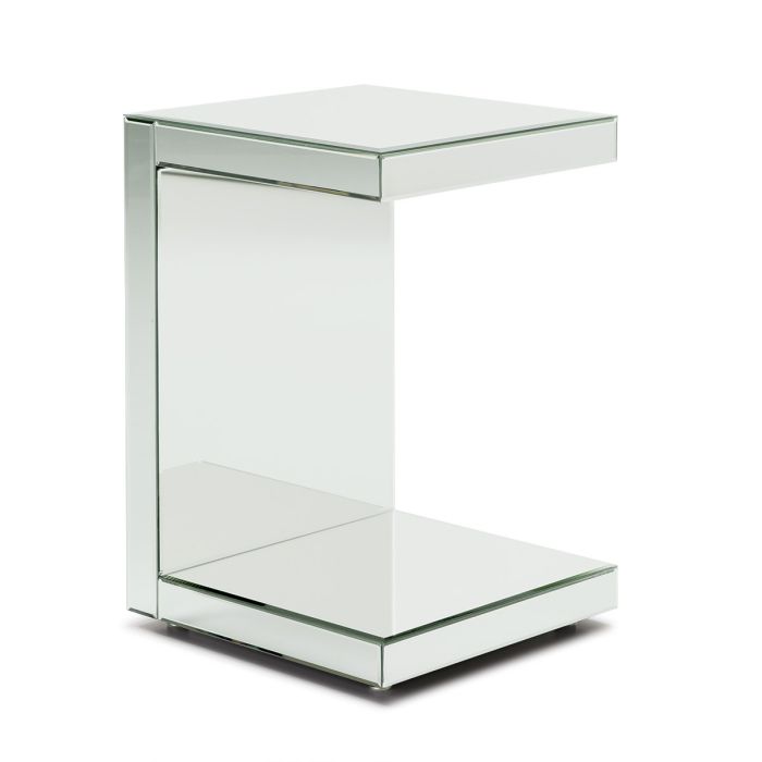 Mesa Auxiliar de Espejo - Agua, 40 Cm.
