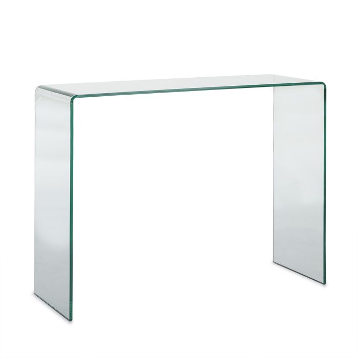 Consola de Cristal Transparente, 110 Cm.