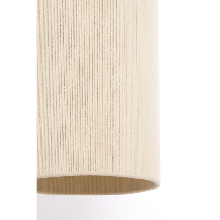 Lámpara Colgante Cuerda Metal Efecto Madera, Ø 22 Cm