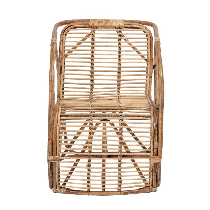 Sillón Escandinavo Bambu Natural, Salón 79 Cm