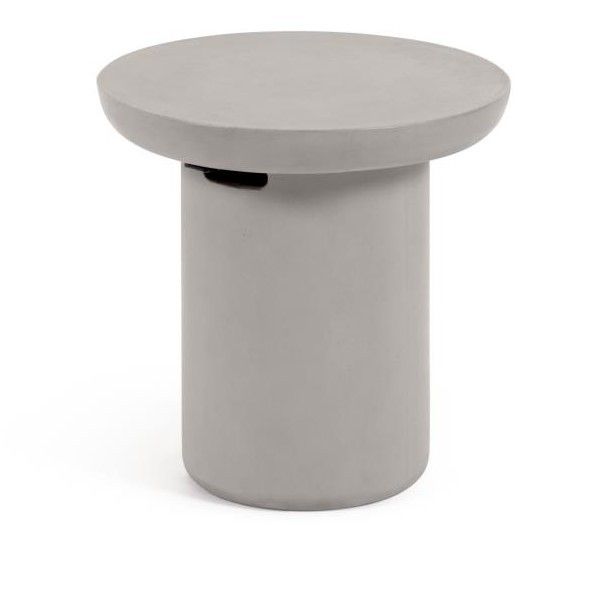 Mesa Auxiliar Exterior Taimi Estilo Nórdico Diseño Escandinavo, 50 Cm