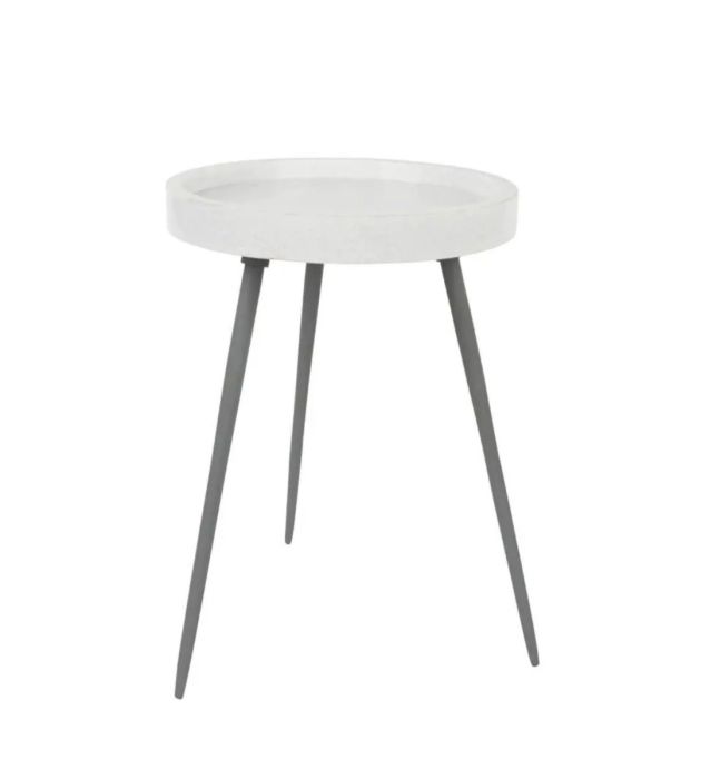 Mesa Auxiliar Karrara Blanco