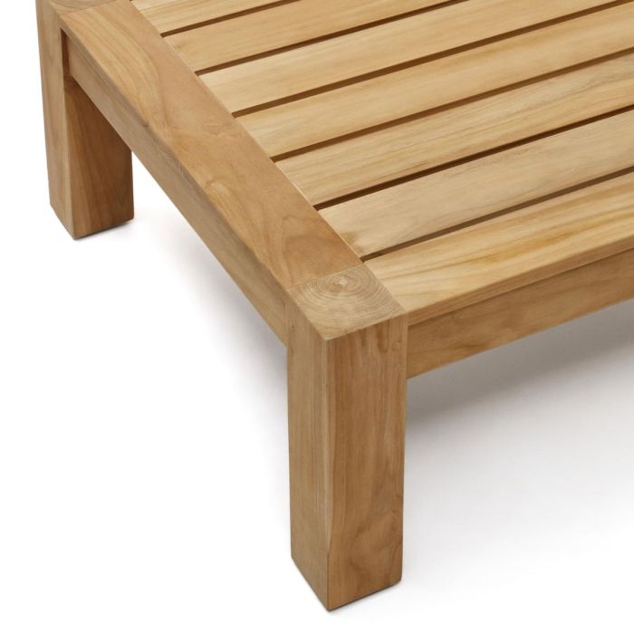Mesa Centro Madera Maciza Teca, 153 Cm