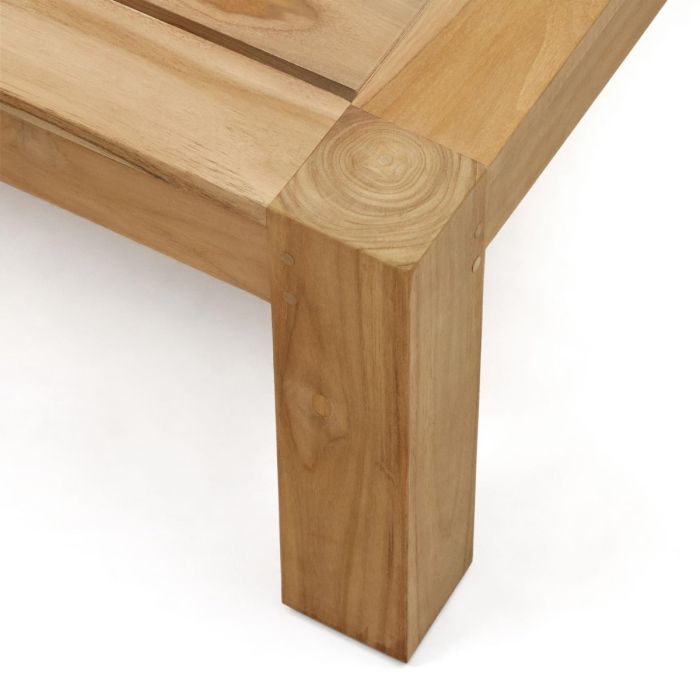 Mesa Centro Madera Maciza Teca, 153 Cm
