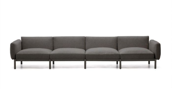 Sofá Modular Sorells 4 Plazas Gris