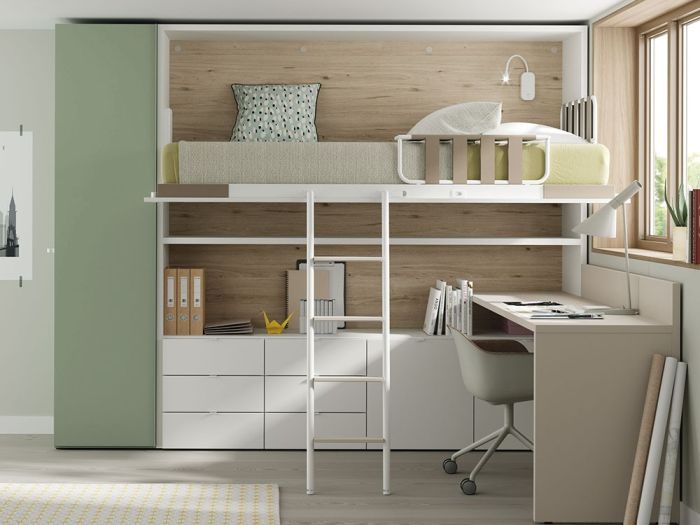 Cama Alta Abatible U&D 17