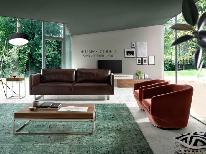 Sillón Giratorio Tapizado Terciopelo Acero, 78 Cm