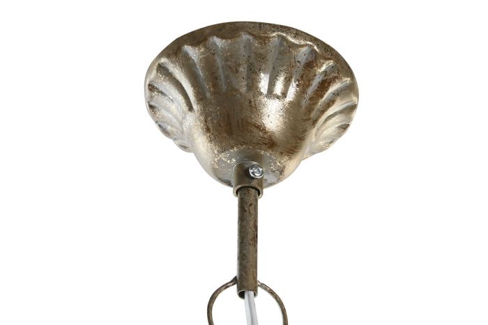 Lámpara De Techo Metal Cobrizo Acrílico, 28 Cm