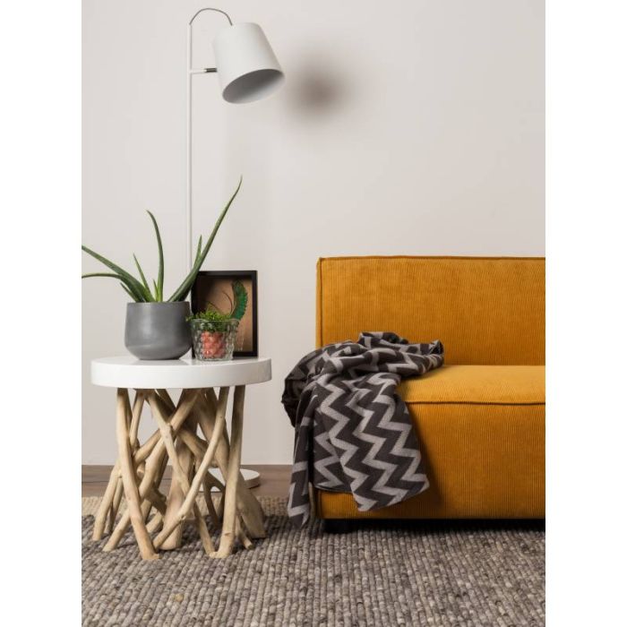 Lámpara de Pie Blanca Hierro, 150 Cm