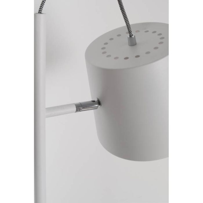Lámpara de Pie Blanca Hierro, 150 Cm
