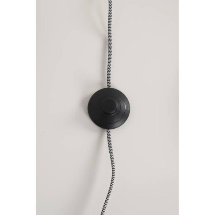 Lámpara de Pie Hierro  Negro, 28 Cm